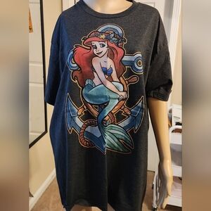 Disney Dark Gray T-Shirt with White Logo